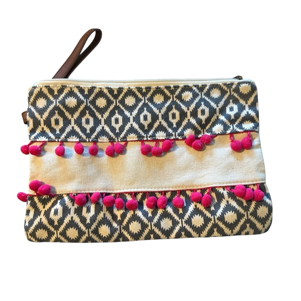 Stylish Black and Pink Makeup Bag